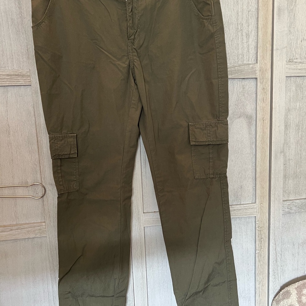 True Religion Green Skinny Pants Sleek Fit